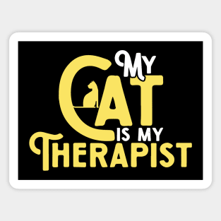 My Cat Is My Therapist Magnet